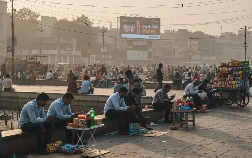 Everyday lifestyle habits in India showing factors contributing to rising lifestyle diseases today.